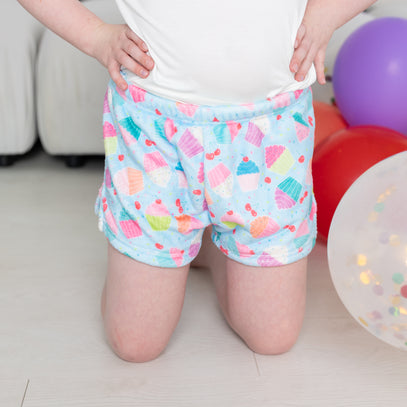 Plush Shorts - Cupcake