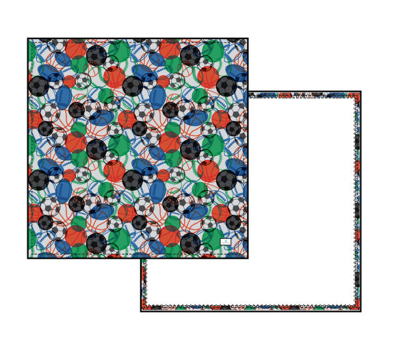 Plush Blanket - Play Ball