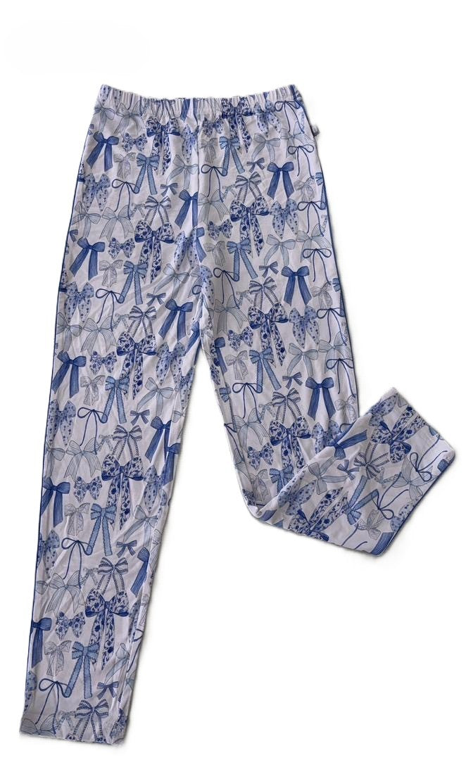 Tween Kellyanne's Bows Button Down PJ's