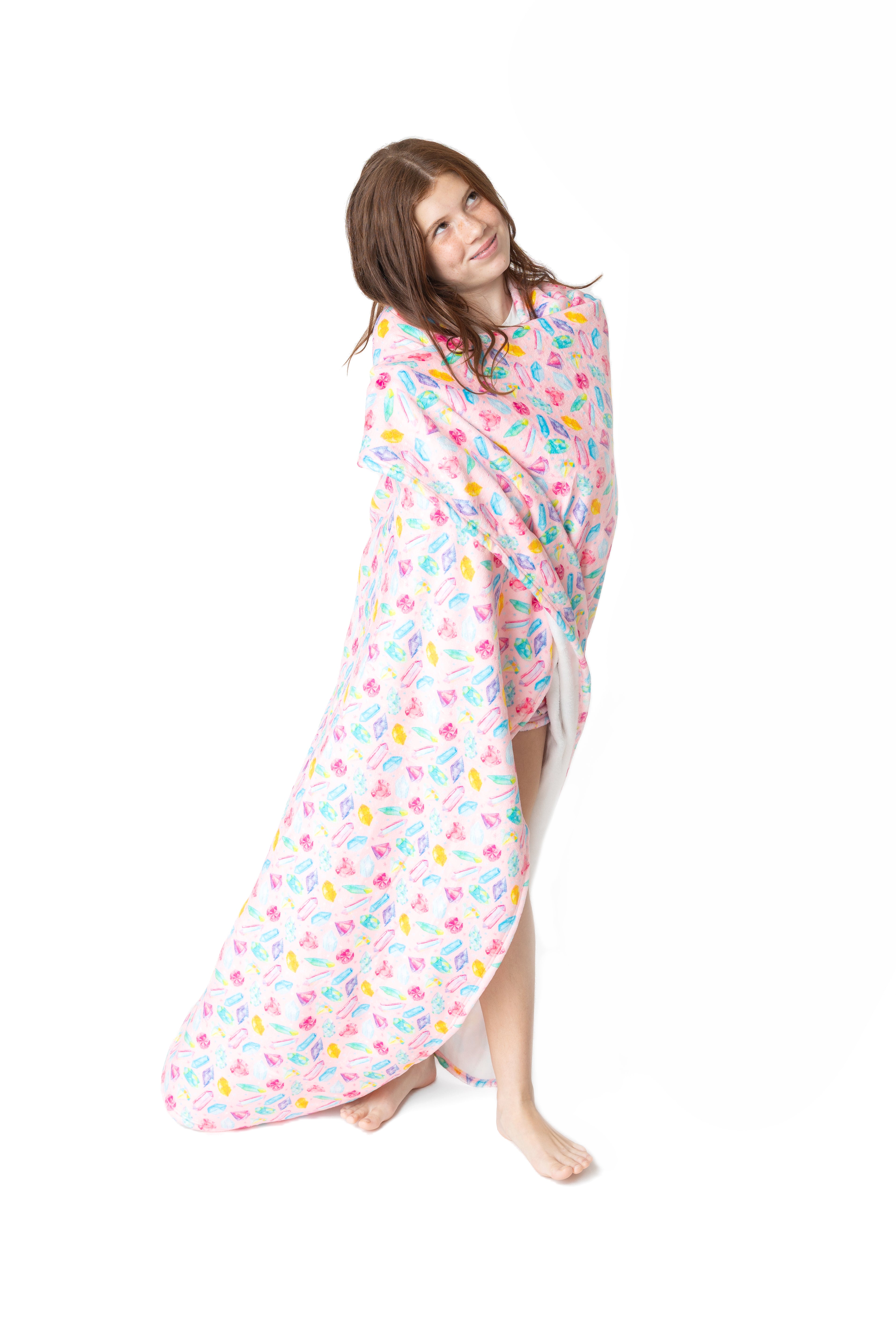 Plush Blanket-Gems