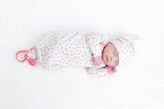 Rosebud Floral Knotted Gown