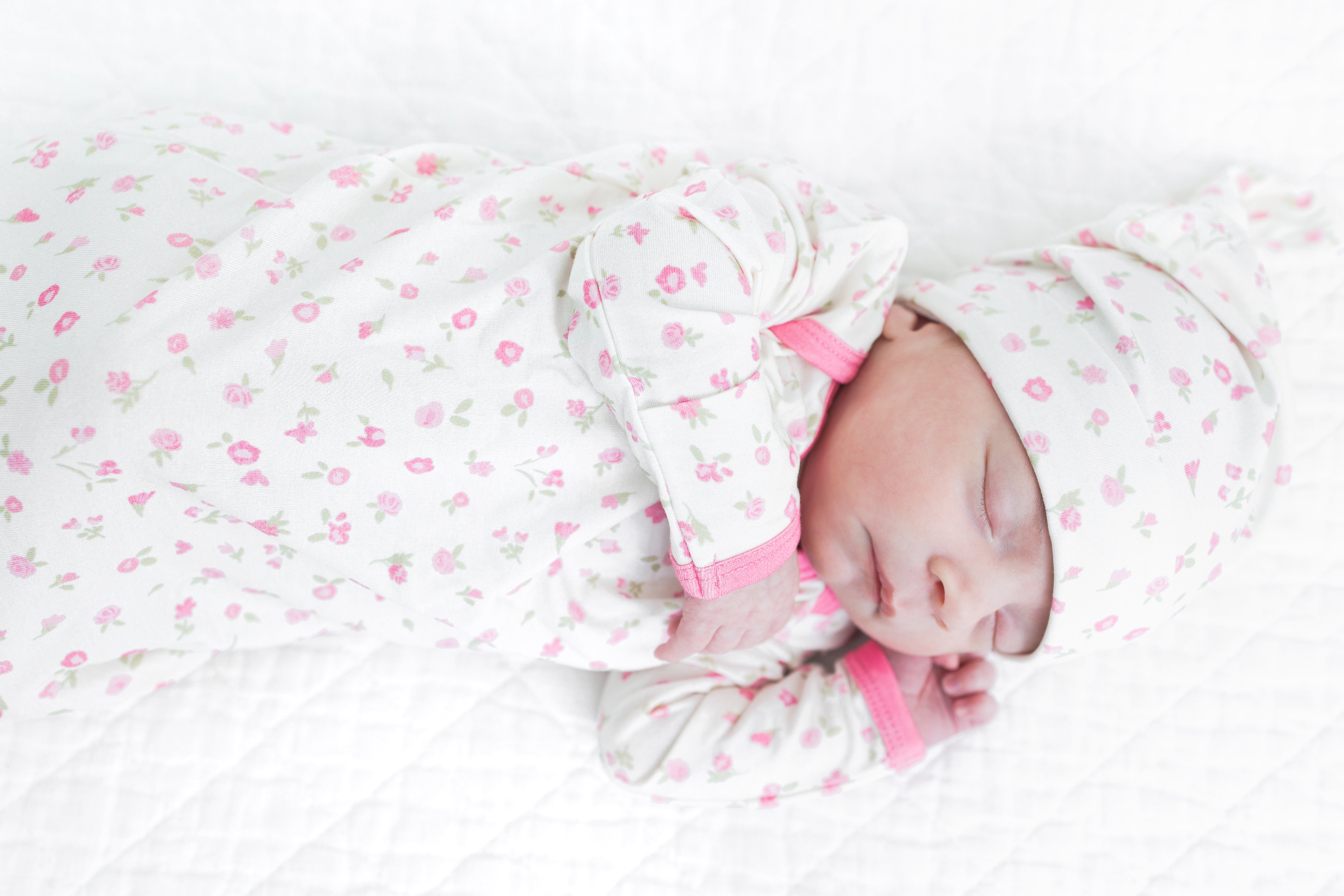 Rosebud Floral Knotted Gown