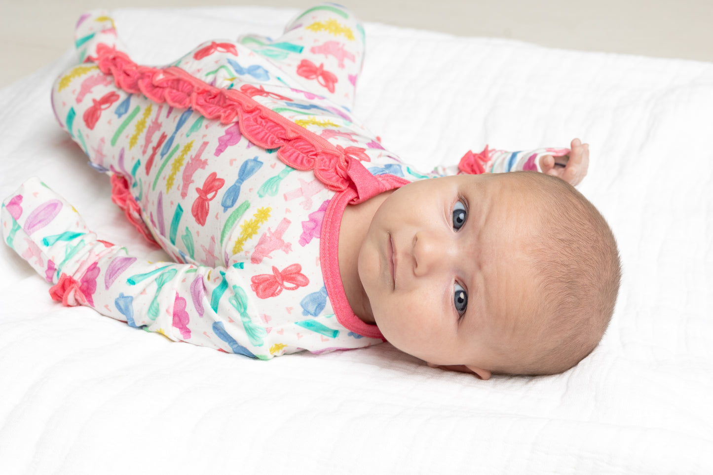 Barrettes Ruffle Footie