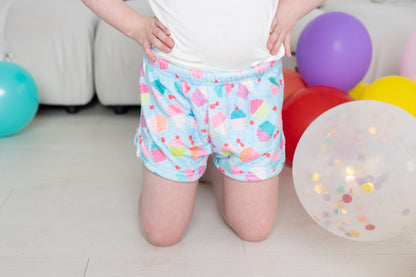 Plush Shorts - Cupcake