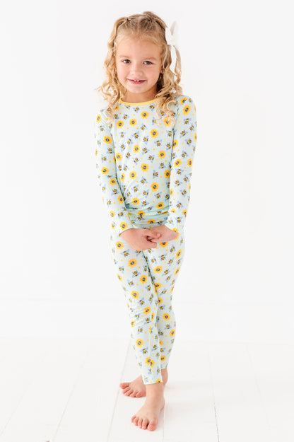 Honey Bees Long Sleeve Jammies Set