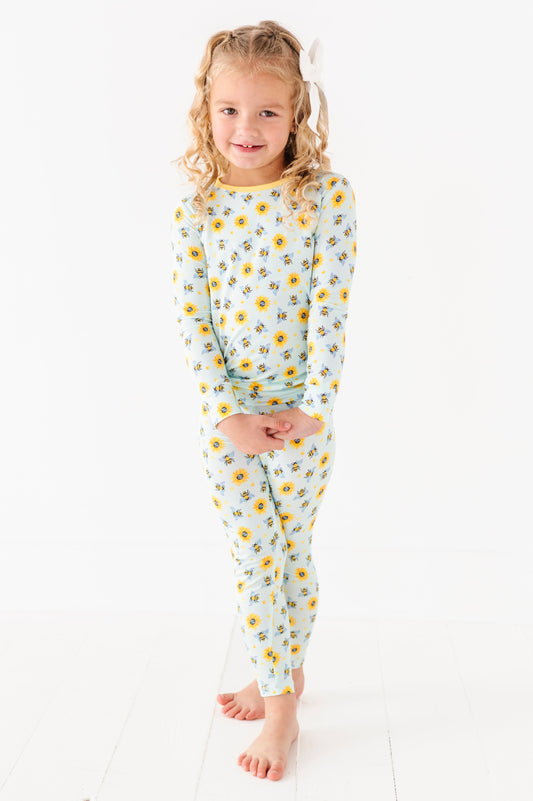 Honey Bees Long Sleeve Jammies Set