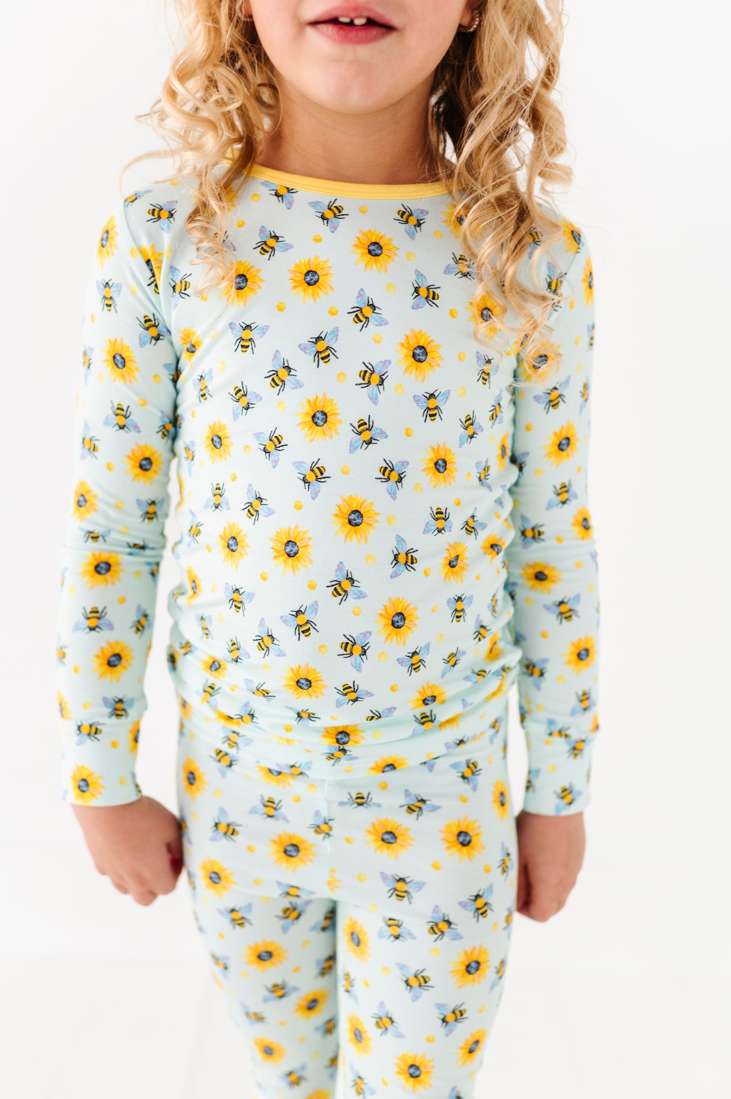 Honey Bees Long Sleeve Jammies Set