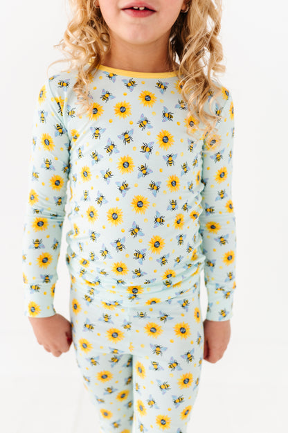 Honey Bees Long Sleeve Jammies Set