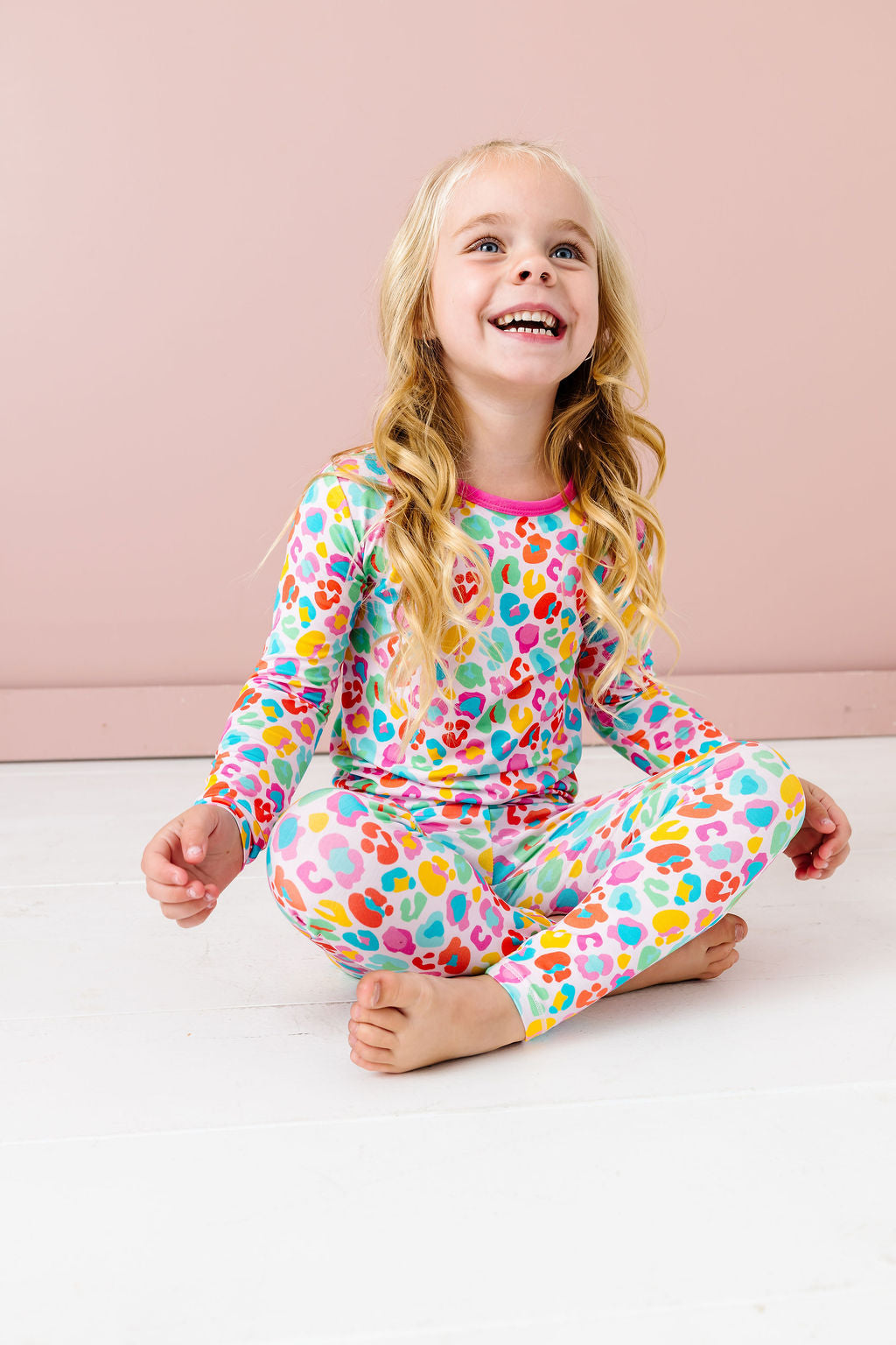 Bright Leopard Long Sleeve Jammies Set
