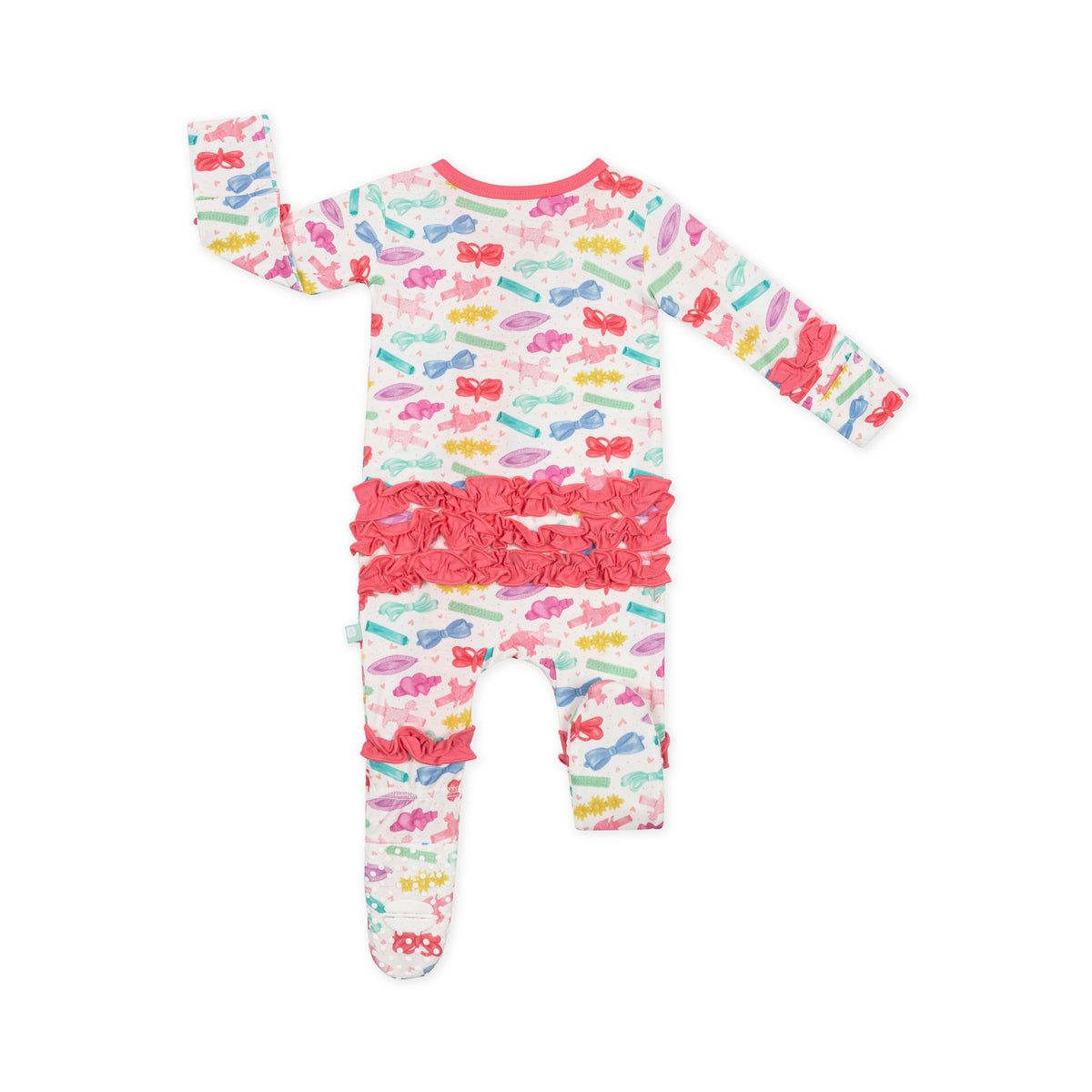 Barrettes Ruffle Footie