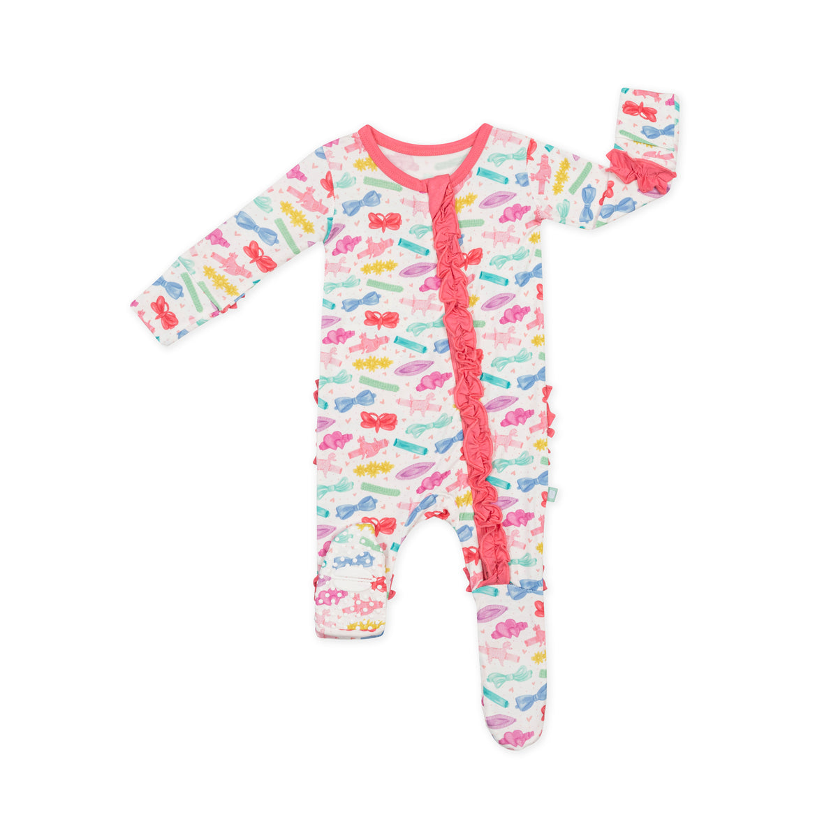 Barrettes Ruffle Footie