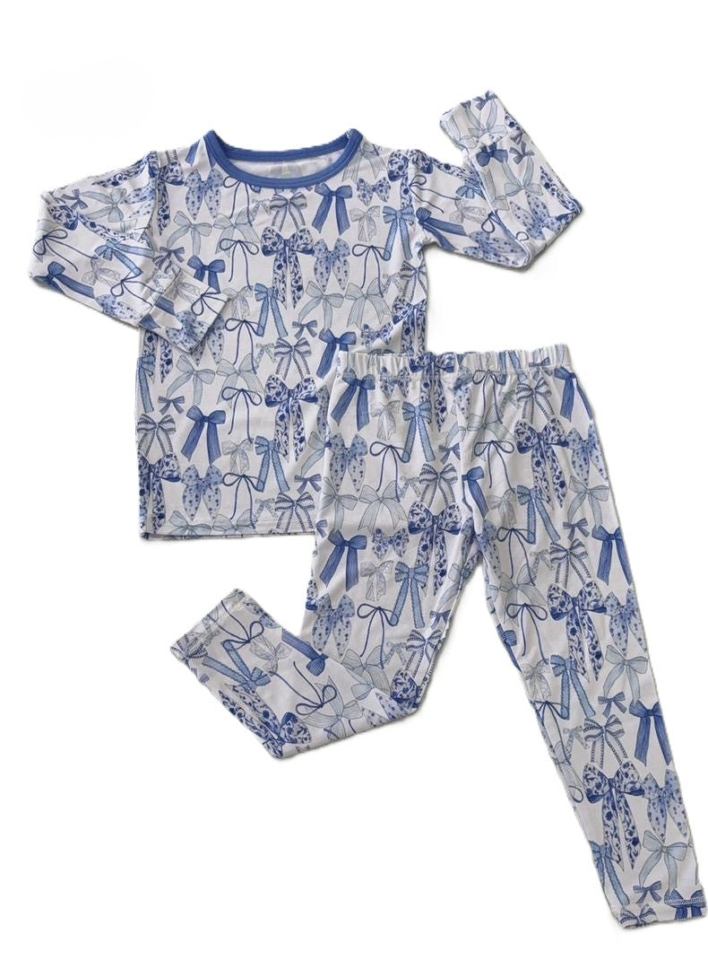 Girls Kellyanne's Bows 2 PC PJ Set