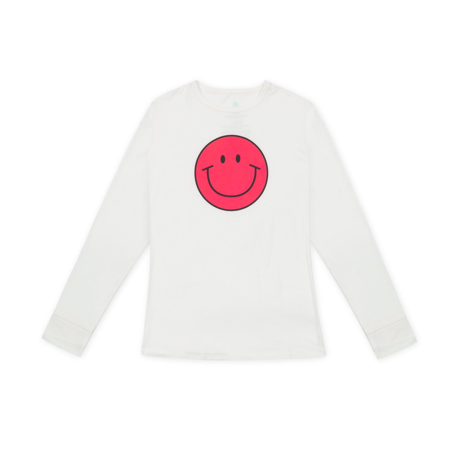 Long Sleeve Scoop Tee - SMILEY