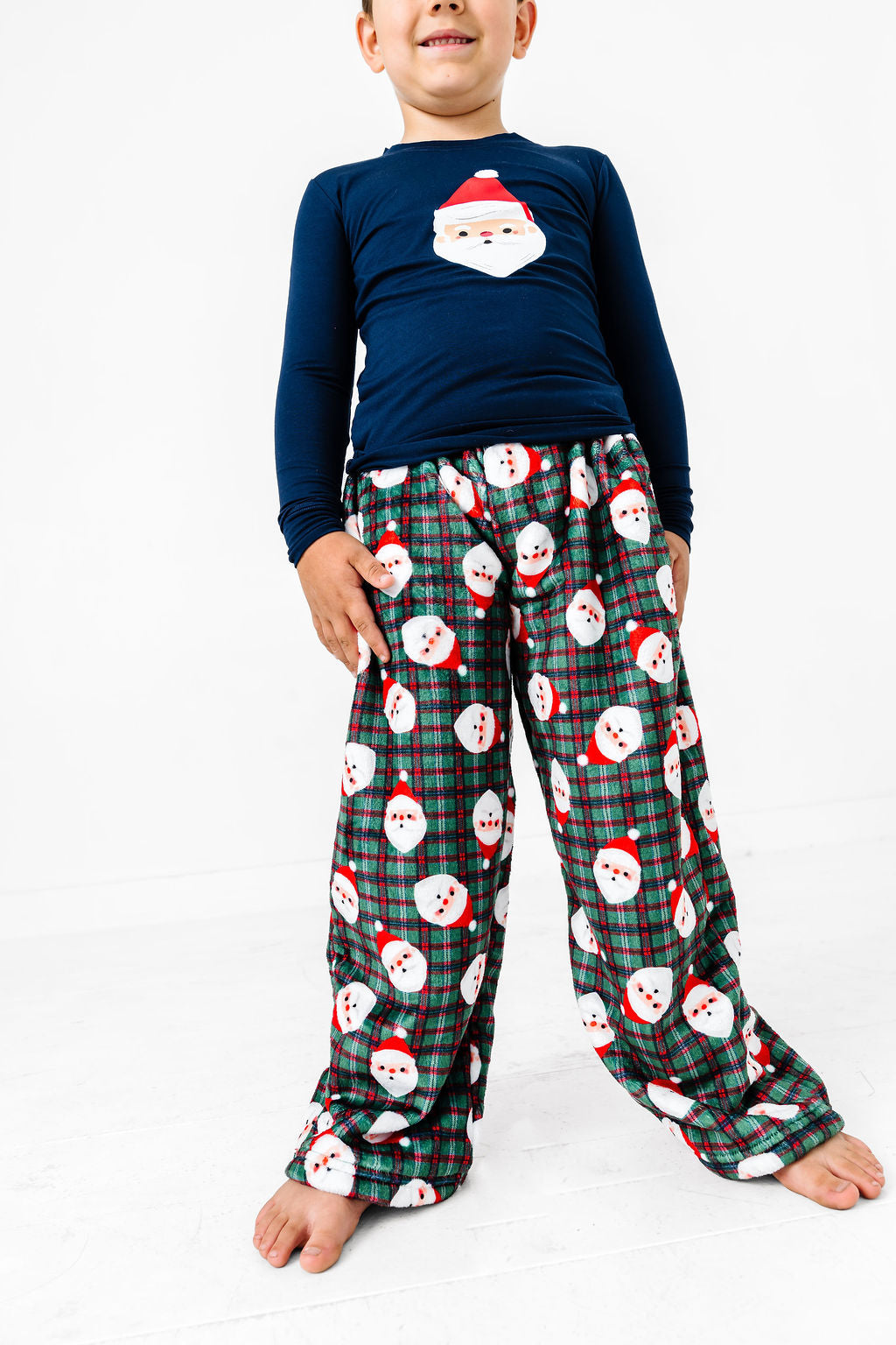 Plush Pants - Jolly Santas