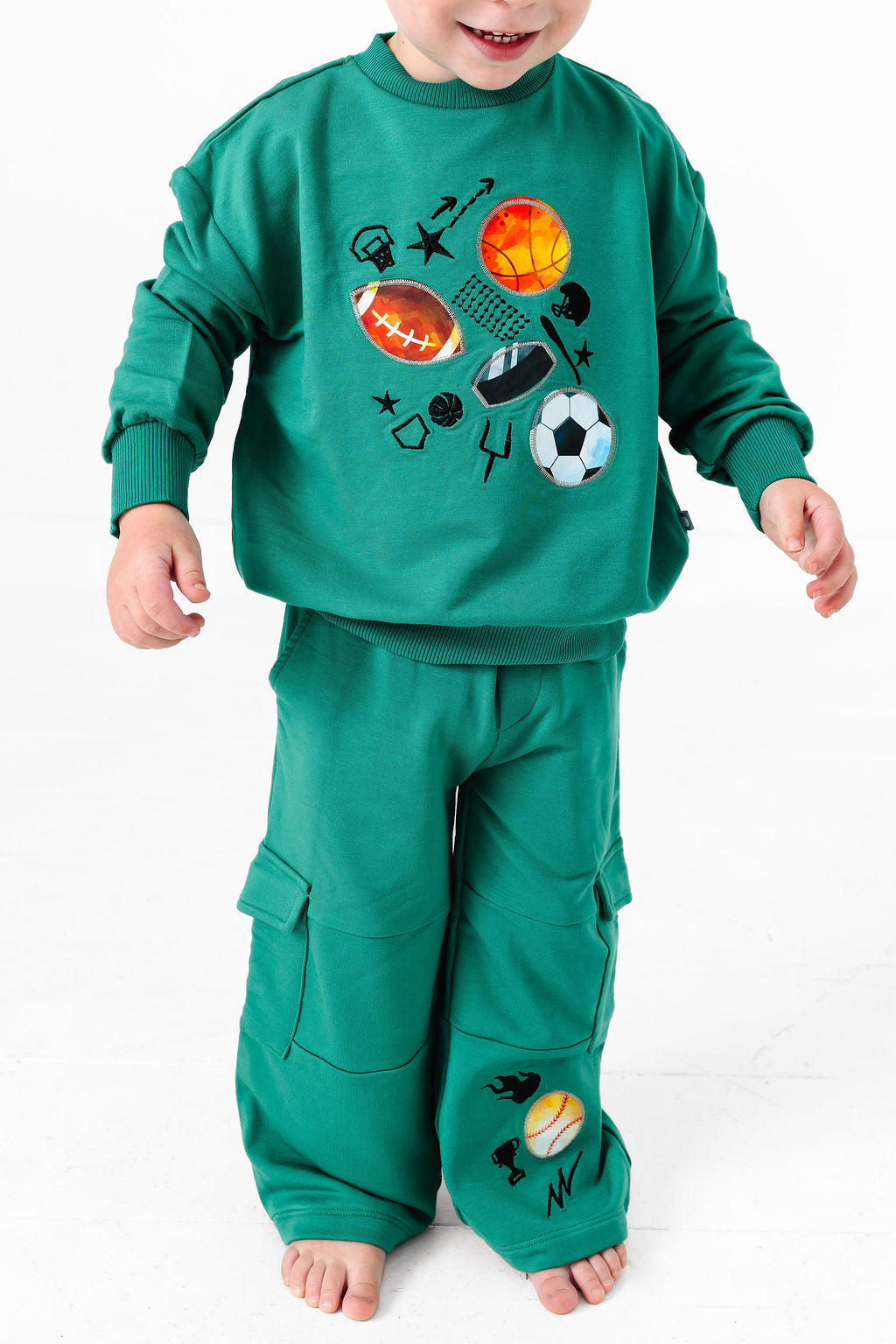 Sports Cargo Pocket Sweatsuit