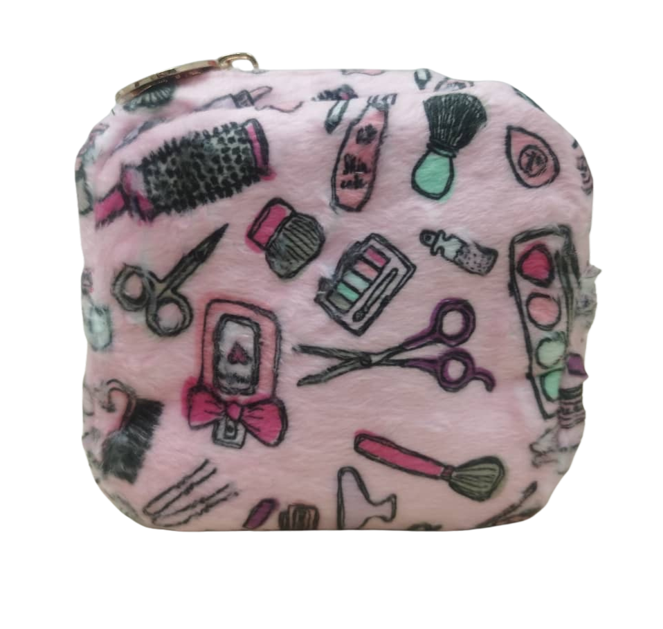 3 Pouch trio - Plush & Nylon