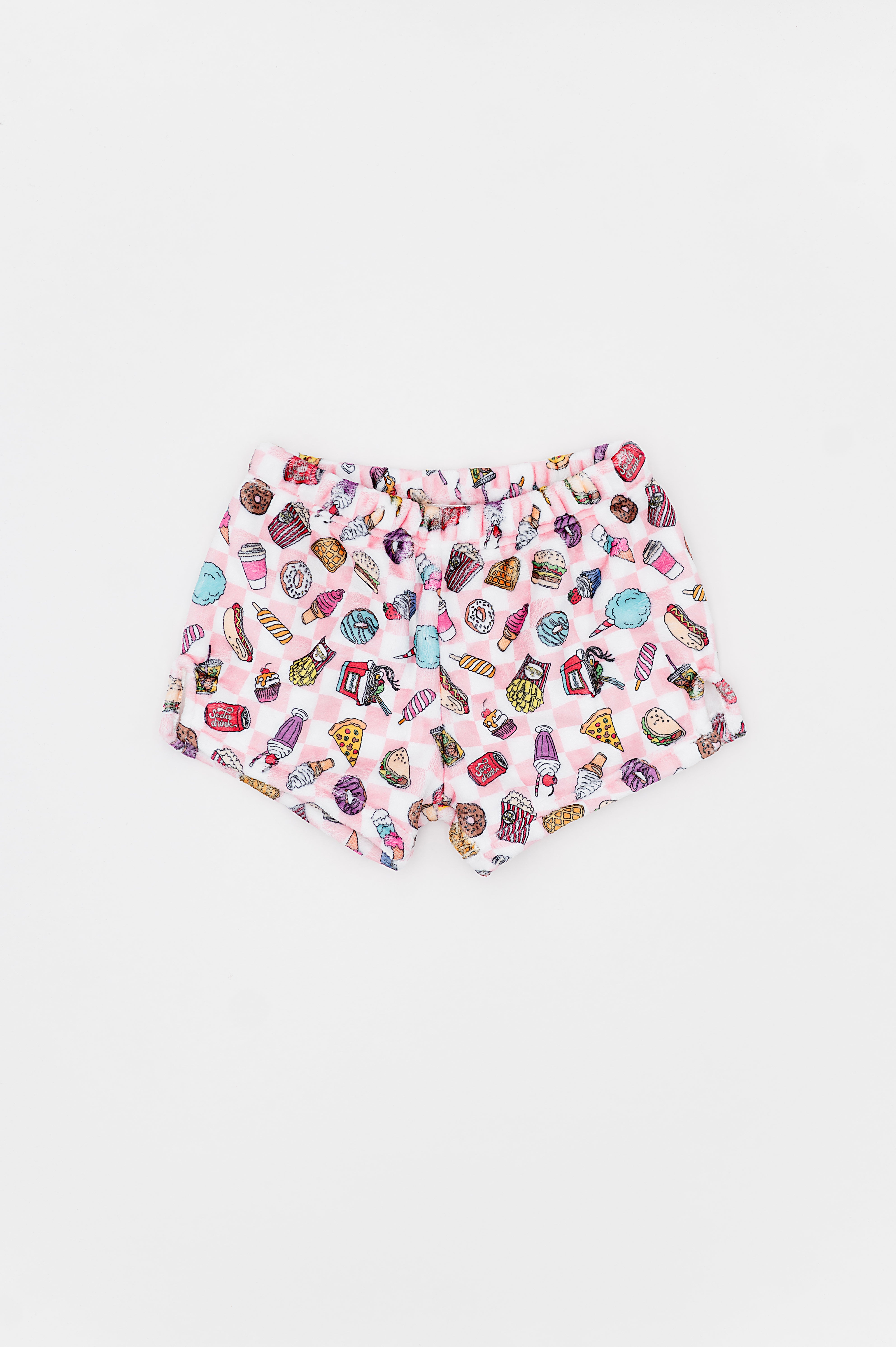 Plush Shorts - Foodie