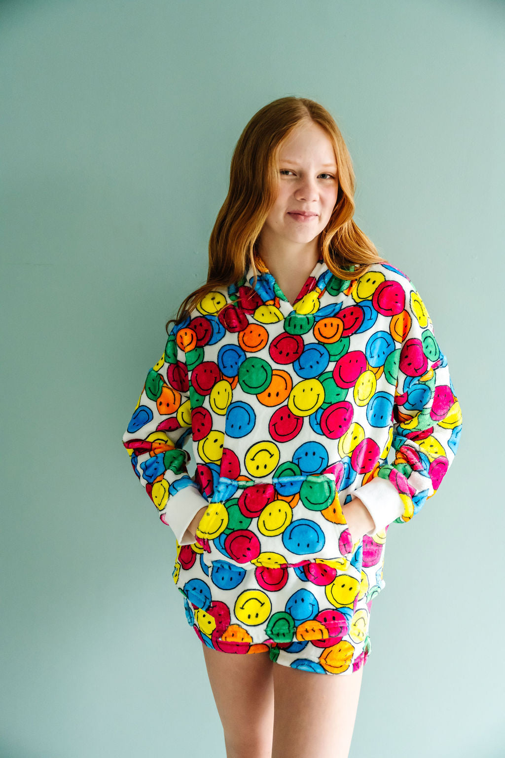 Plush Oversized Hoody - Jumbo Smiles