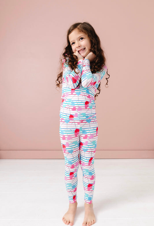 Lollipop Hearts Long Sleeve Jammies Set