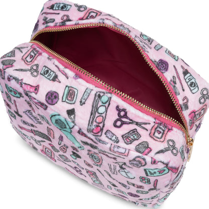 Large Plush Pouch - Makeup