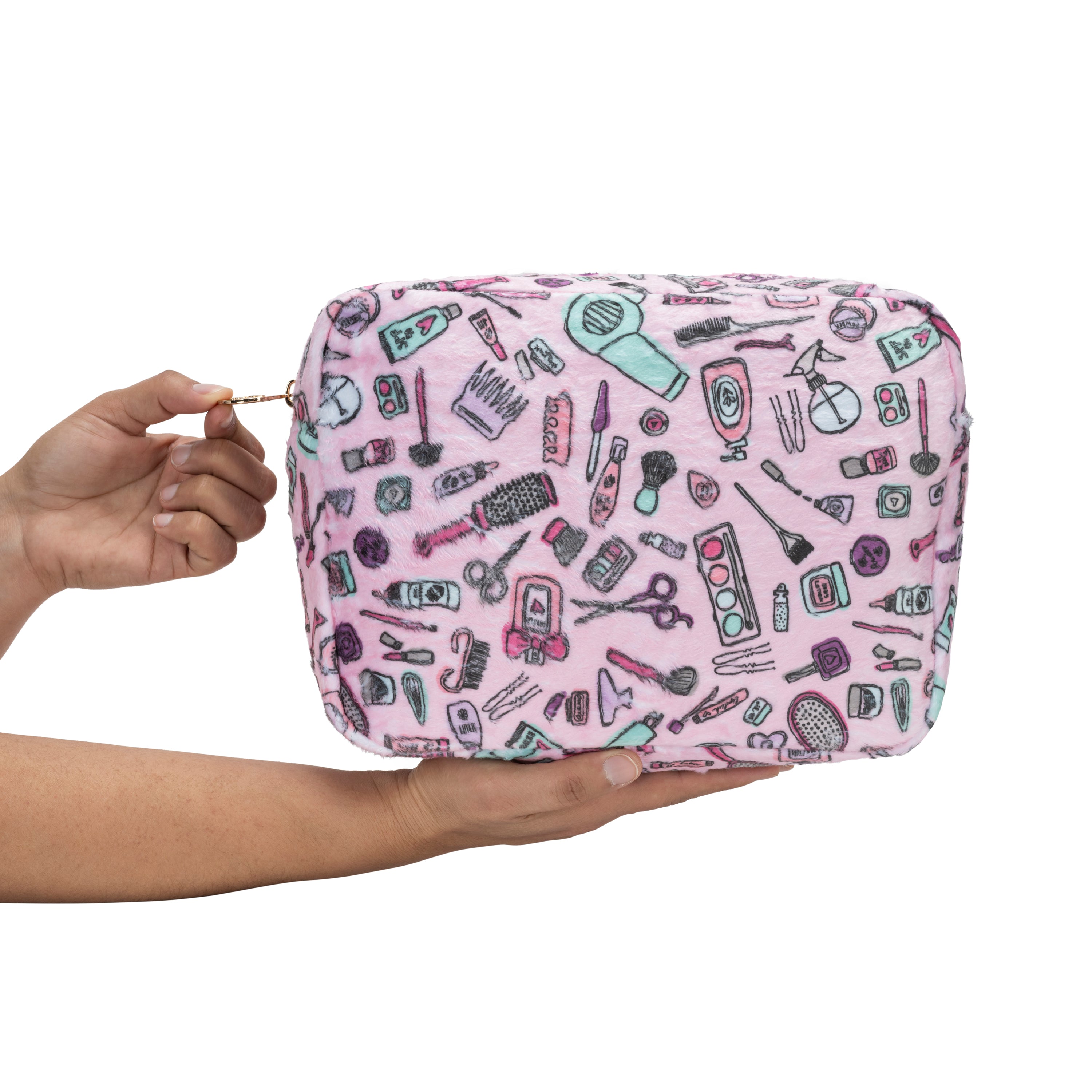 Large Plush Pouch - Makeup