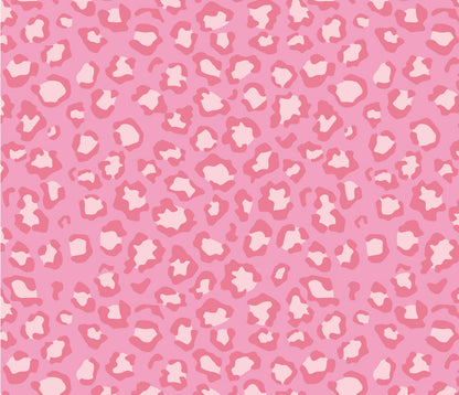 Plush Spa Wrap - Pink Leopard