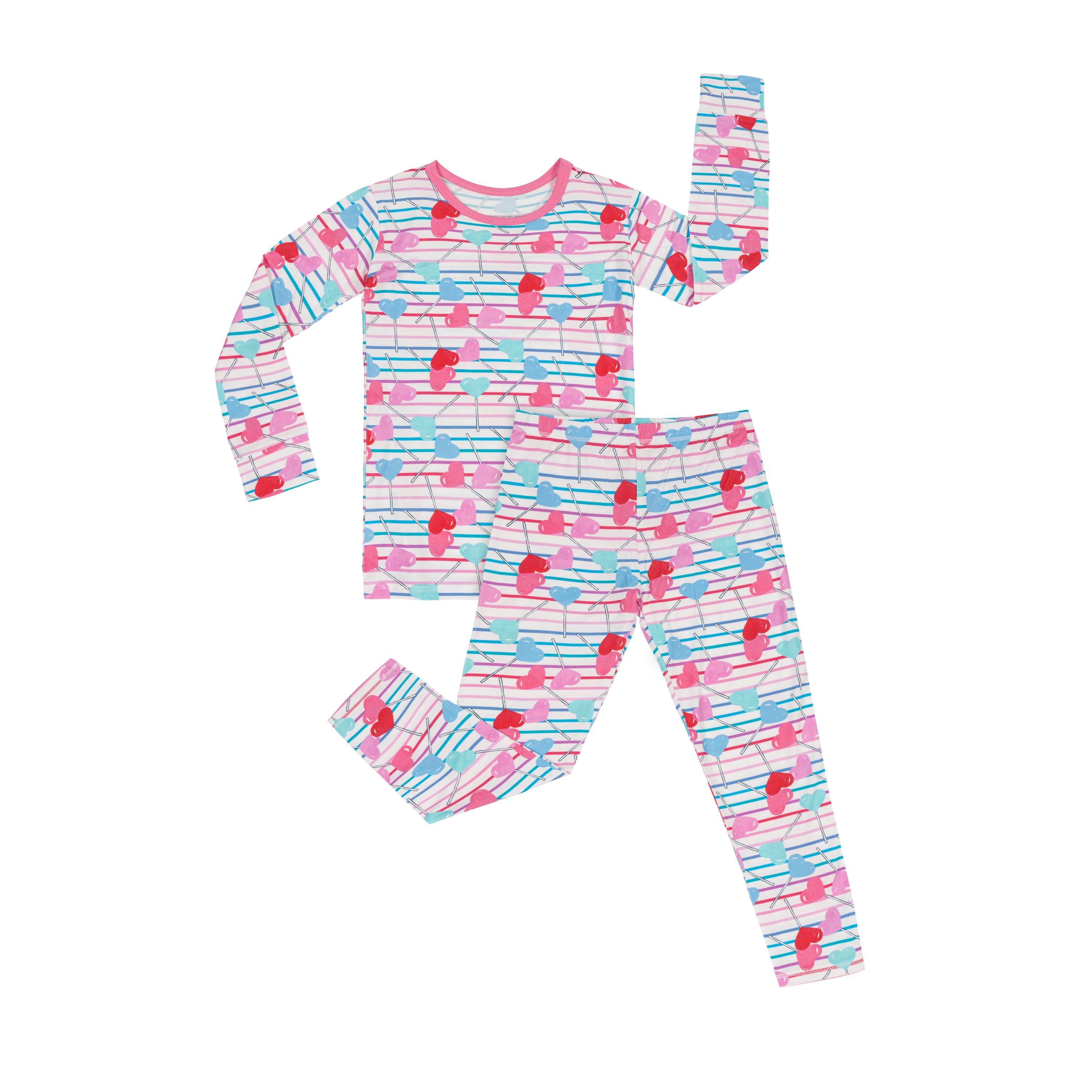 Lollipop Hearts Long Sleeve Jammies Set