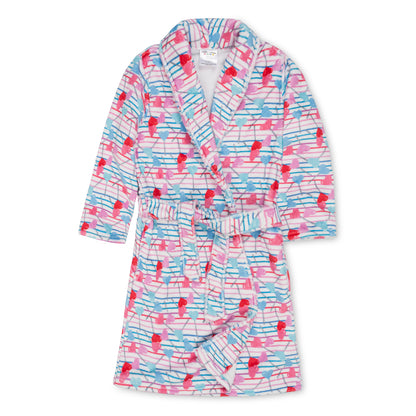 Plush Robe - Lollipop Hearts