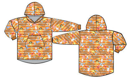 Plush Oversized Hoody - Soccer