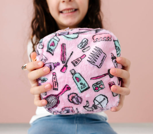 Small Plush Pouch - Makeup
