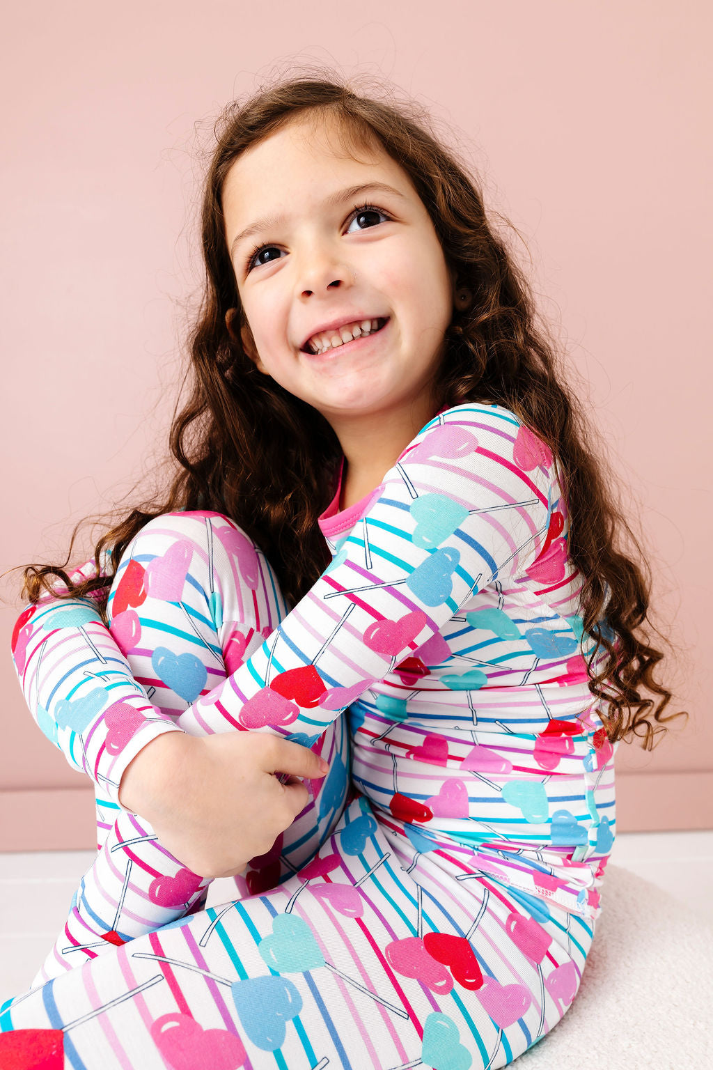 Lollipop Hearts Long Sleeve Jammies Set