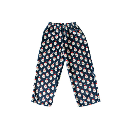 Plush Pants-Vintage Santa Navy