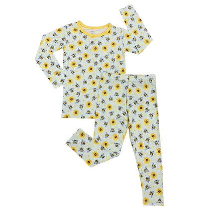 Honey Bees Long Sleeve Jammies Set