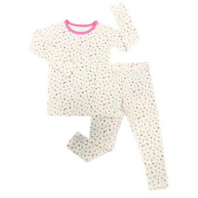 Rosebud Floral Long Sleeve Jammies Set