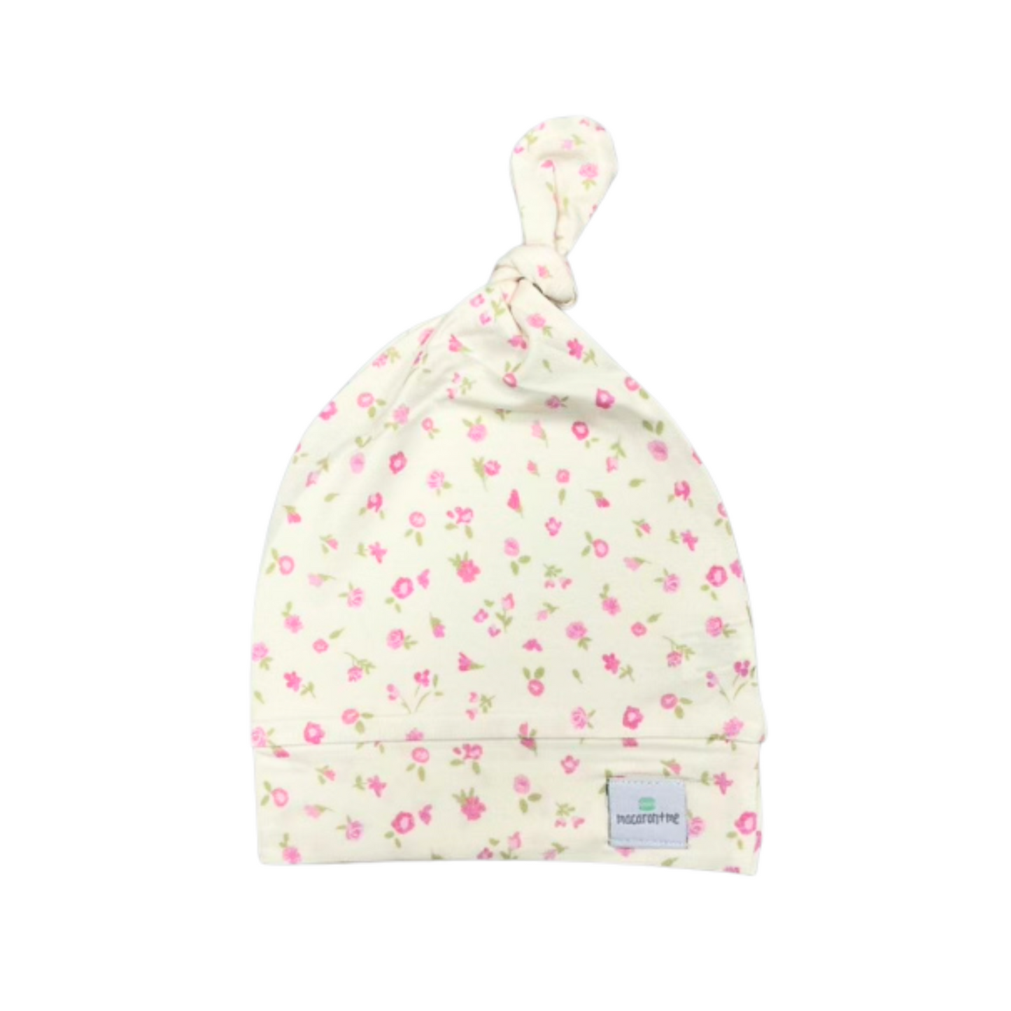 Rosebud Floral Knotted Hat