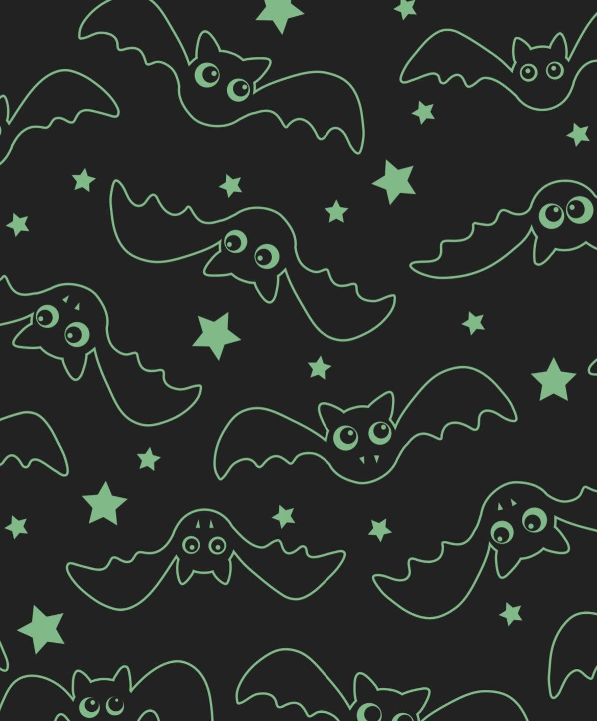 Glow Bats Two Piece Jammies-Glow in the Dark