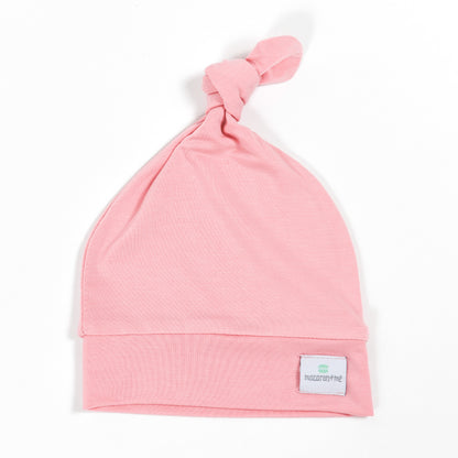 Pink Taffy Top Knot Hat